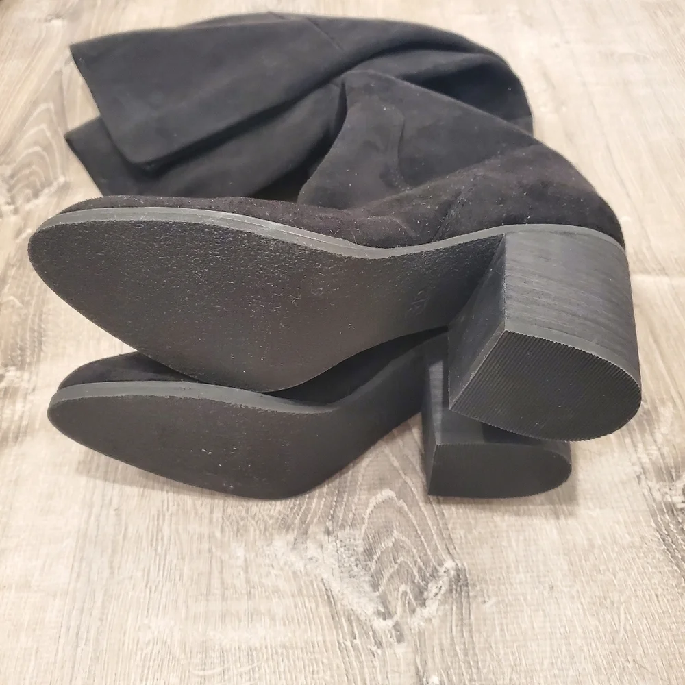 NEW BP Logan Over the Knee Black Boot